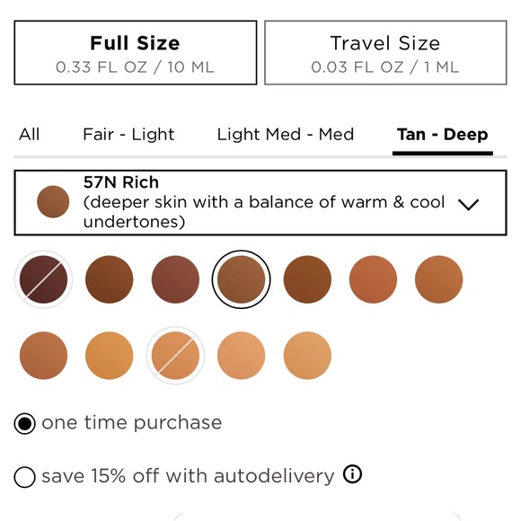 NEW $32~TARTE~Shape Tape Full Coverage Concealer~Full Size 10 ml~Shade 57N Rich - Picture 2 of 8